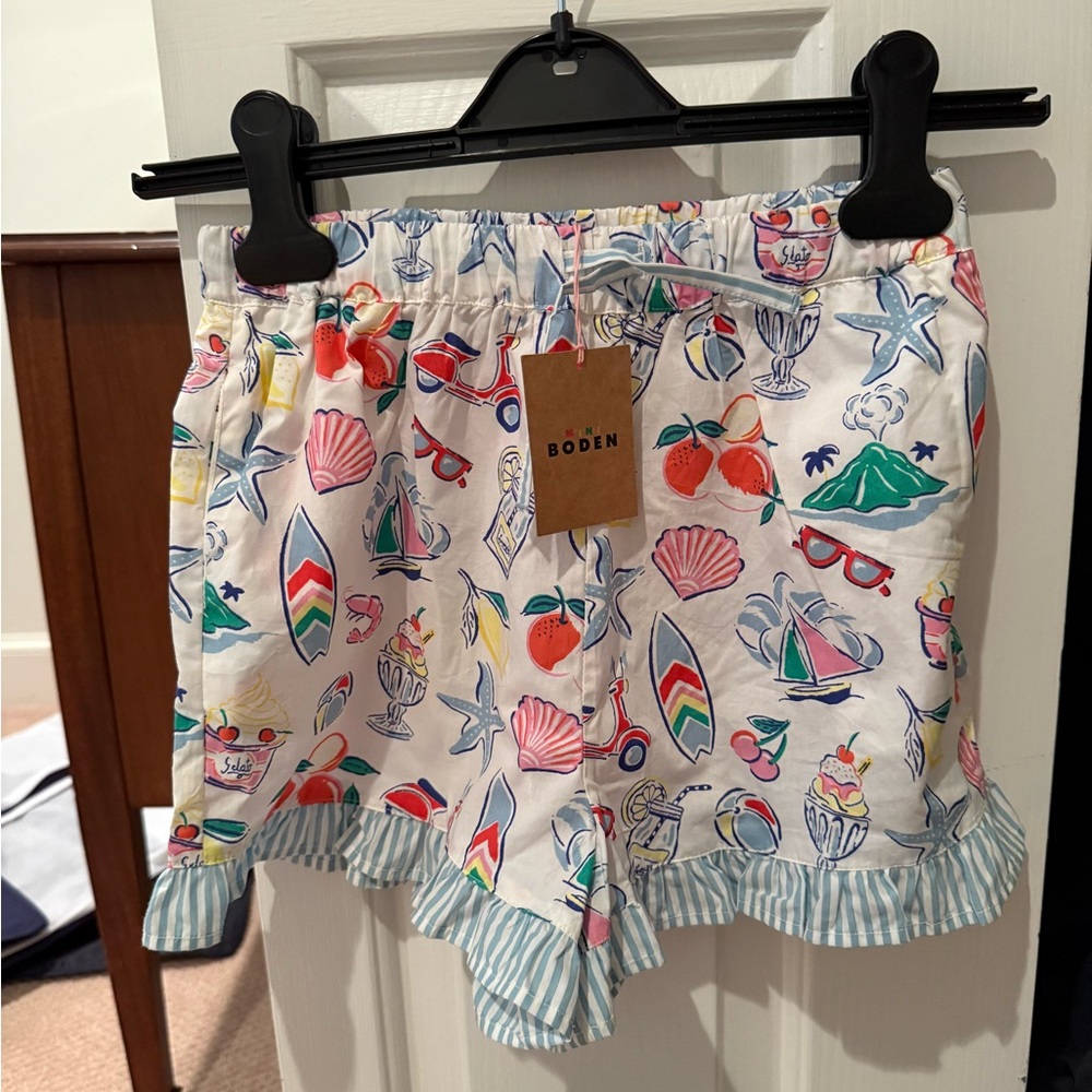 Mini Boden Multicolor Patterned Shorts